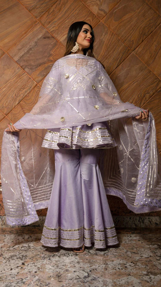 Lilac Shrara Set