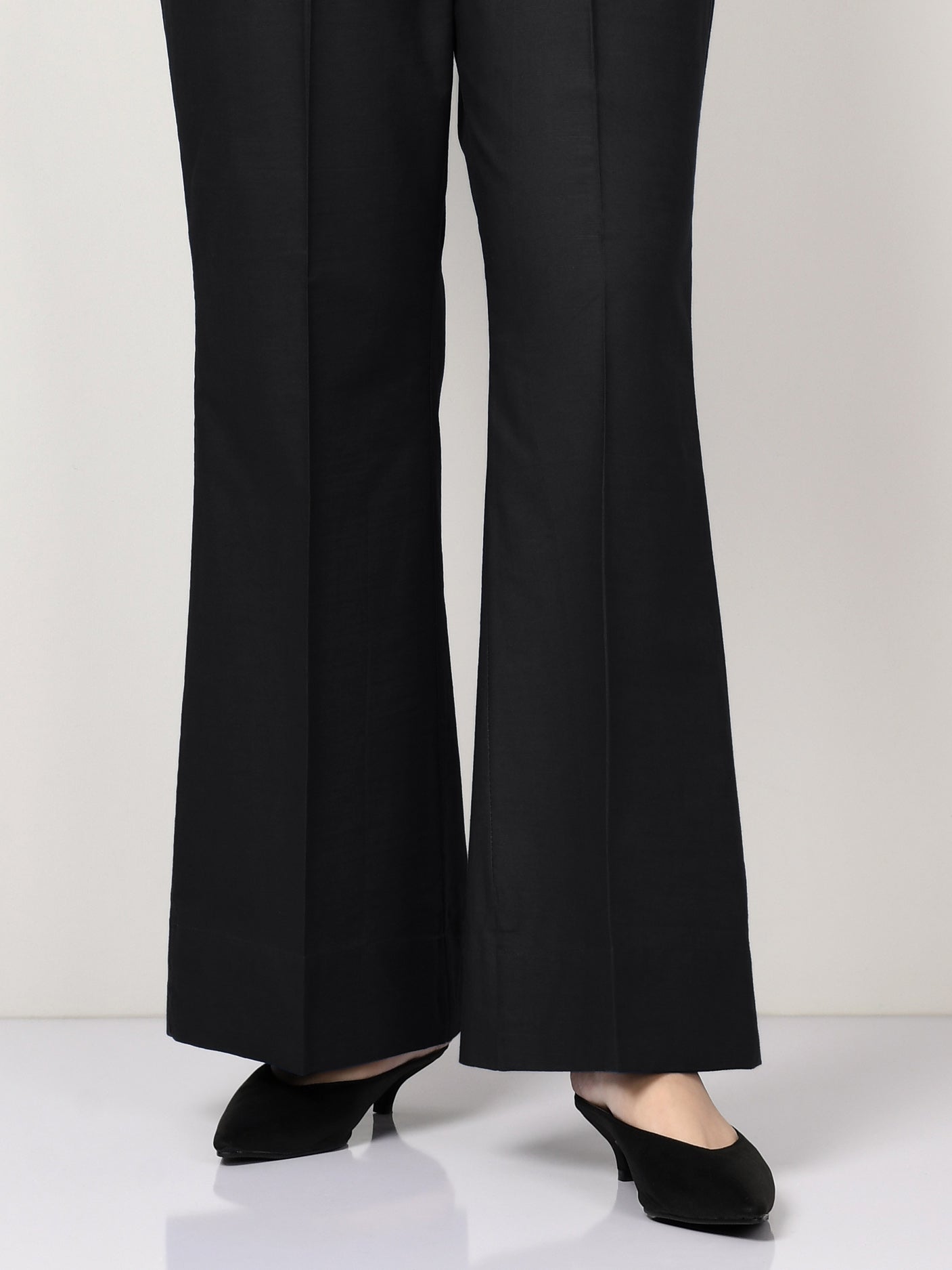 Off-White Straight Pant In Lurex Cotton Fabric | cotrasworld
