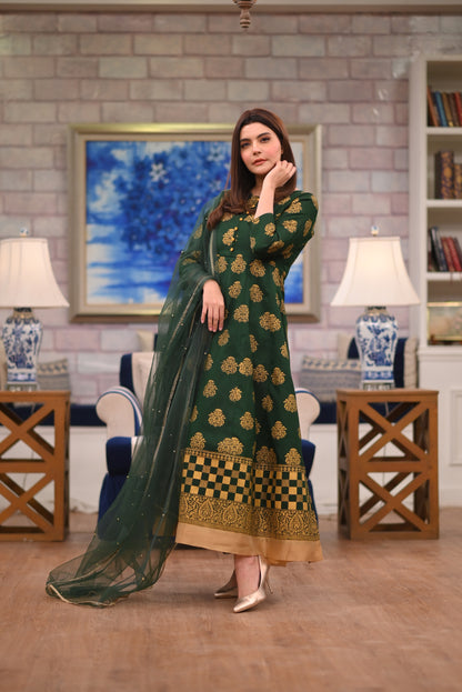 Nida Yasir Latest (3 Piece) - theraaspret.com