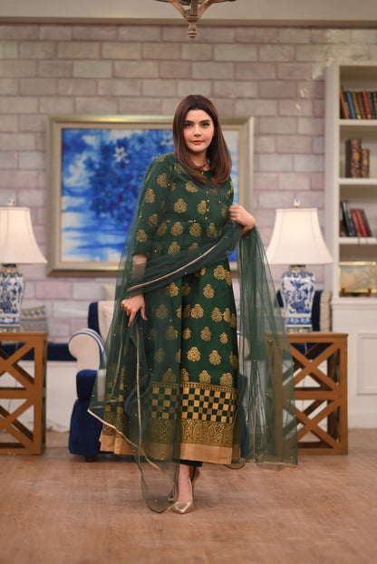 Nida Yasir Latest (3 Piece) - theraaspret.com