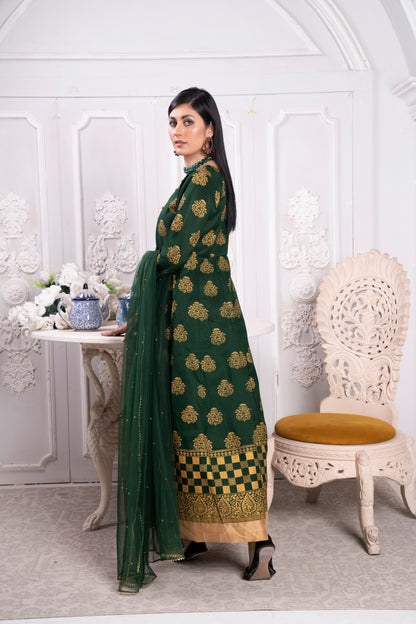 Nida Yasir Latest (3 Piece) - theraaspret.com