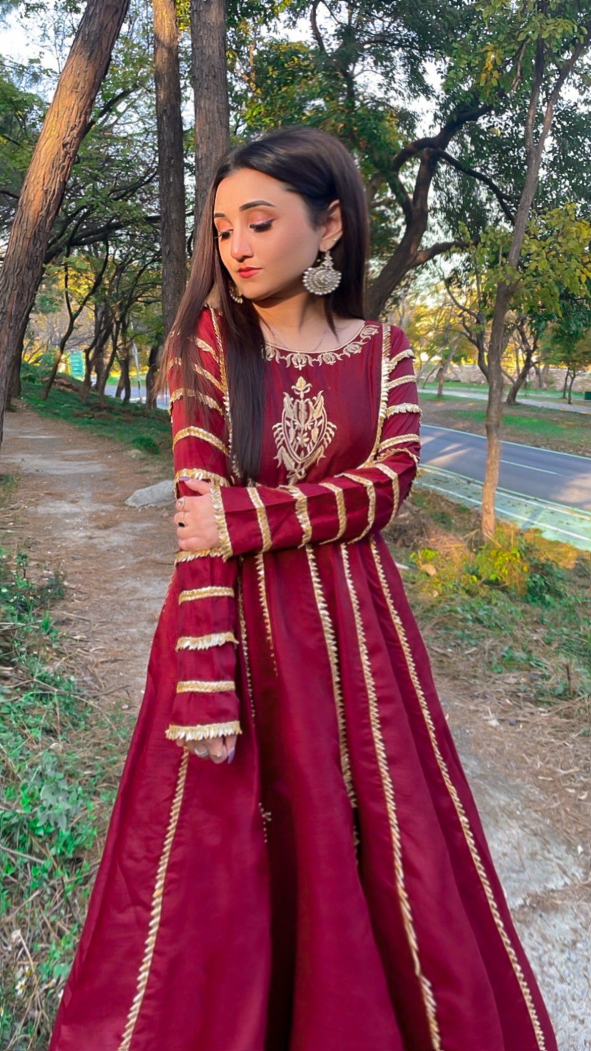 Pishwas Frock and Trouser Style Pakistani Wedding Dress – Nameera by Farooq